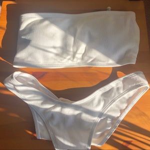 BRAND NEW white Zaful swimsuit